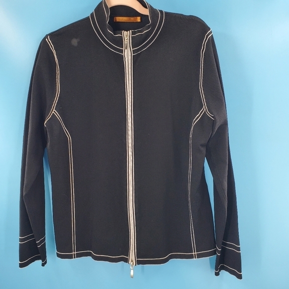 Belldini black and white cardigan XL - Picture 3 of 13